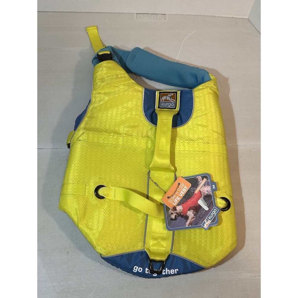 Kurgo Dog Surf n' Turf Life Jacket/Vest Medium‎ Green/Blue